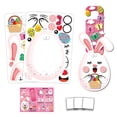thumbnail image 2 of 4 sets Adorable Puerta delantera Puerta Signo de suspensión Niños DIY Adorno Sala de estar Pared Ropa Colgador Placa Decoración Hotel Inevent HA012648-00, 2 of 7