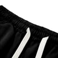 thumbnail image 4 of Drawstring Pants Men Jerdar Men's Thin Straight Work Cargo Pants Trendy Versatile Multi-Pocket Wear Labor Trousers, 4 of 6