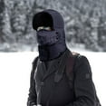 thumbnail image 3 of Winter Balaclava Hat for Men Women, Thermal Face Ski for Cold Weather, Windproof Ear Neck Protection for Outdoor Sports(Navy), 3 of 4