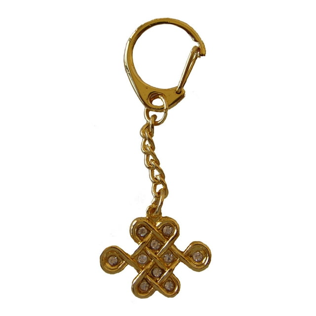 Feng Shui Import LLC Bejeweled Mystic Knot Amulet Keychain