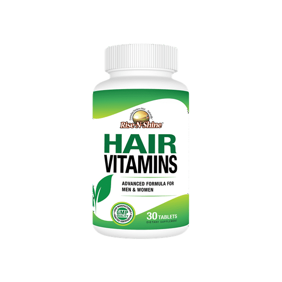 Rise-N-Shine Hair Vitamins, Formula with Biotin, Saw Palmetto, and more, Hair Supplement, 30 Tablets