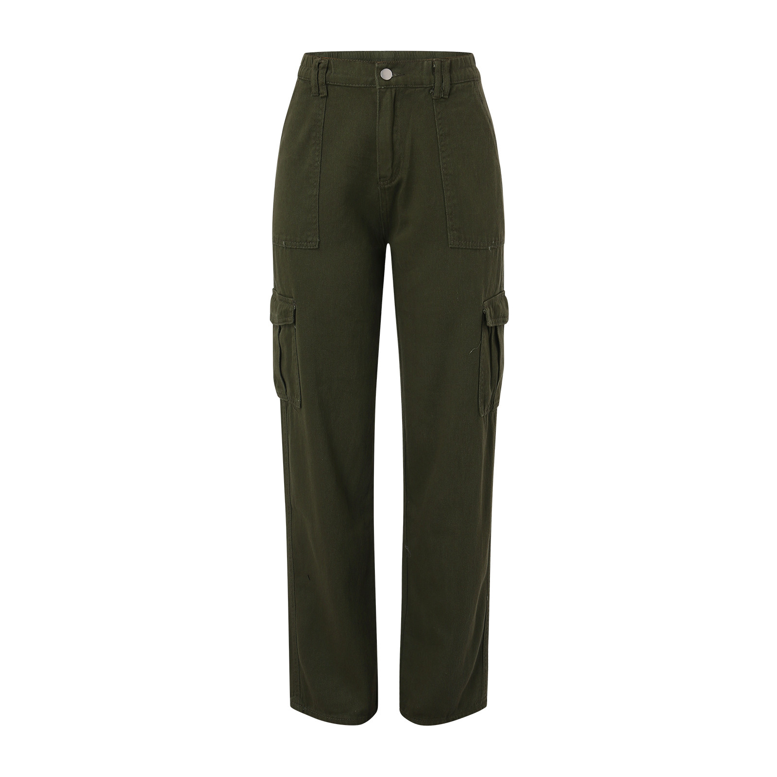 Pants for Womens Pant Trousers Summer High Waist Solid Color Loose