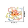 thumbnail image 2 of Juguete de entrenamiento de agarre sensorial para la dentición | Alivio de engomado de silicona suave | Habilidades motoras y ayuda para el aprendizaje temprano | Texturas coloridas y sonido |, 2 of 7
