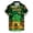 01 Gold 1, variant on Awdenio Mens Shirts St Patricks Day Shirt Shamrock Printed Retr Short Sleeve Casual Button Down Holiday Shirts