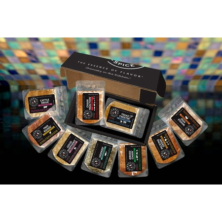 Casa M Spice Co® Uncontrolled The Range™ - Gourmet BBQ Spices Seasonings and Dry Rubs Gift Set