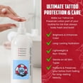 thumbnail image 3 of SOOTHE 'N WIPE Tattoo Aftercare Lotion – Hydrating Ink Care Moisturizer for Healing and Maintenance, Color Enhancement for New, Old Designs, Fragrance Free Smooth, Shiny, Long-Lasting Appearance, 3 of 8