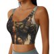 thumbnail image 2 of Balery desert Man Shepherd Dog Sujetadores deportivos con espalda cruzada para mujer, acolchados, sin costuras, de alto impacto, ideales para yoga, gimnasio, entrenamiento y fitness.-XX-Large, 2 of 8
