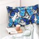 thumbnail image 4 of Balery Blue and White Butterflies Funda de Cojín Estampada, Regalos para Mujeres, Regalos de Amor para Ella, Regalos para Novia o Esposa, Funda de Almohada-16"x24", 4 of 6