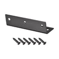 thumbnail image 3 of Uxcell L Shape 27x27x100mm Black Corner Brace Angle Bracket 4 Pack, 3 of 5