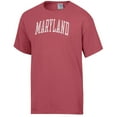thumbnail image 2 of Men's-ComfortWash  Red Maryland Terrapins Distressed Arch T-Shirt, 2 of 3