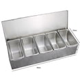 thumbnail image 3 of Stainless Steel 5 Container Bar Ingredient Container, 3 of 5
