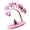 Purple, variant on Lynono Buddhas Statue and Crystal Tree Yogas Meditations Decors for Living Room Decors