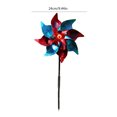 thumbnail image 6 of CDJLY 2 Pack Flower Pinwheels, Sequined Reflective, D, Wind Spinners for Yard and Garden, 6 of 6