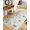 Gray, variant on Green Coastal Washable Area Rug 3'x5',Summer Eucalyptus Leaves Beach Ocean Starfish Conch Woven Cotton Tassels Kitchen Rugs,Non Slip Indoor Door Mat Throw Carpet for Entryway Living Room Laundry Room
