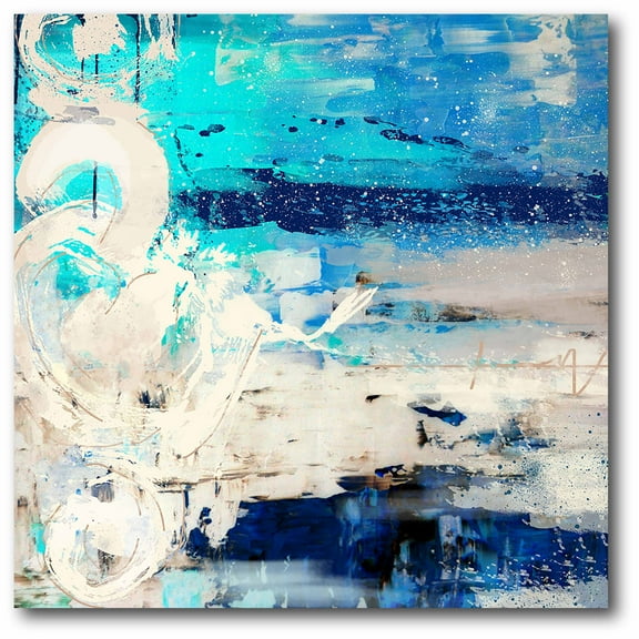 Blue Away Gallery-Wrapped Canvas Wall Art, 16x16