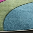 thumbnail image 3 of SAFAVIEH Hollywood HLW706C Peacock Blue/Fuchsia Rug, 3 of 6