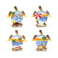 thumbnail image 1 of Tortue de Mer Globale CoTa - Dessins 3D - Aimant Bleu Marine (4pc Set) - Article 7367, 1 of 1