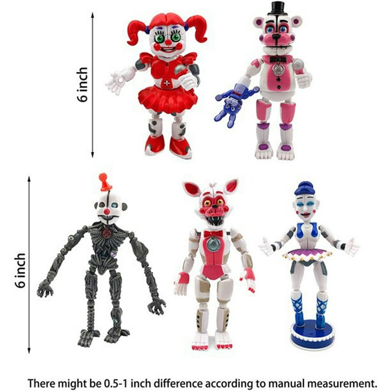 17Pcs / Set Five Nights At Freddy's Game FNAF Figure Funtime