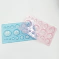 thumbnail image 5 of Papaba Paper Quilling Mould,13x20cm DIY Mini Plastic Paper Quilling Mould Half Ball Domes 3D Domes Craft Tool, 5 of 5