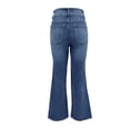 thumbnail image 4 of Tittly Jeans for Women Comfy Pants Women Women's Trendy Stretchy Flare Jeans Mid Denim Pants Sweatpants Women Lounge Pants Women Light Blue L, 4 of 6