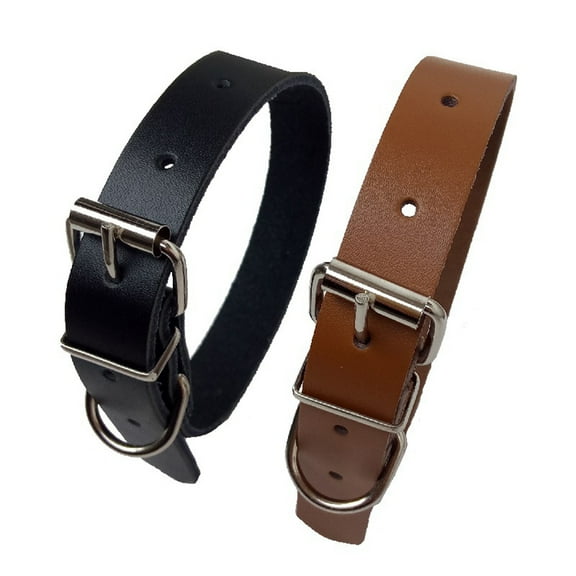MEIBUTYUP Comfortable Brown Pet Dog Collar Adjustable Wear-Resistant Fashion