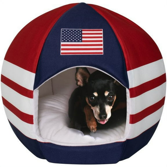 Maccabi Art US Country-Sport Ball Pet Bed for Dogs, Cats - Small