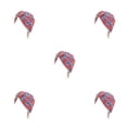 thumbnail image 3 of relayinert Turban Knot Muslim Hat Sun for Protection Comfortable Floral Print Wide Band Hair Styling Fashion Bonnet Headbands Caps Red 5Set, 3 of 6