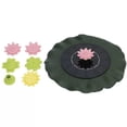 thumbnail image 1 of Fuente solar para pájaros, fuente solar flotante en forma de hoja de loto de 6 V 1 W con boquillas, para piscina, estanque, jardín, patio ER, 1 of 5