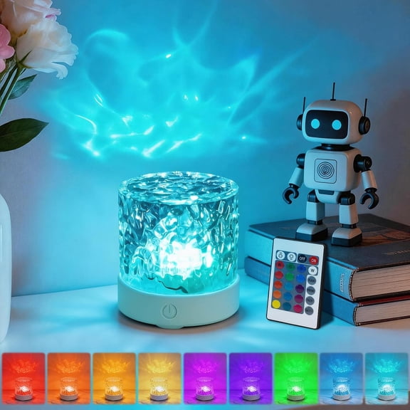 Ocean Wave Projector Lamp, 16-Color Ocean Wave Projector Light