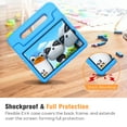 thumbnail image 6 of Fintie Shockproof Case for Samsung Galaxy Tab S6 10.5" 2019 (Model SM-T860/T865/T867), Kiddie Series Light Weight Convertible Handle Stand Kids Friendly Cover with Built-in S Pen Holder, Blue, 6 of 7