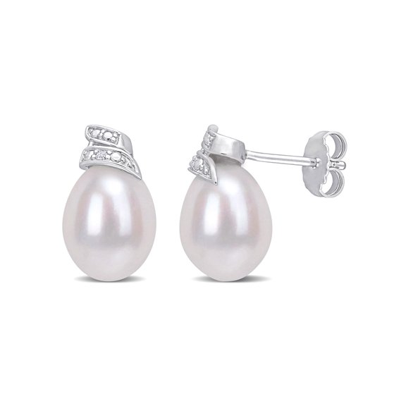 Everly Women's Cultured Pearl Sterling Silver Earrings