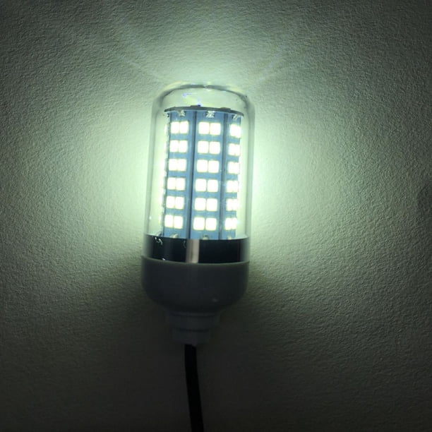 Xihbxyly Luz de Pesca Sumergible Led de 12 V, Detector de Peces con Cebo, Portátil E Impermeable, Ideal para Agua Salada y Dulce, Ideal para Muelles y Kayaks, de Larga Duración, Incluye Pinzas.