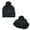 Dark Gray, variant on Woman's Insulated Sherpa Lined Thermal Winter Hat with Pom Pom (Dark Gray)
