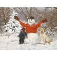 thumbnail image 2 of Mohr, Bonnie 14x12 Black Ornate Wood Framed with Double Matting Museum Art Print Titled - Buddies, 2 of 4