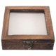 thumbnail image 3 of Wooden storage box with clear lid 5x3x3 inches durable, 3 of 4
