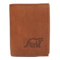 thumbnail image 4 of Marshal Cat RFID Blocking Real Leather Bifold Trifold Kitty Cat Wallet for Men Trifold, 4 of 7