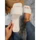 thumbnail image 1 of Women's Flat Sandals Plus Size Summer Beach Slippers With Rhinestone Decoration, 1 of 5