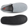 thumbnail image 6 of Hanes Men's Closed Back Slipper Shoe - Memory Foam with Indoor Outdoor Sole, 6 of 9