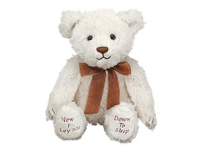 praying stuffed bear