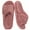 Deep Pink, variant on Litfun Women's Fuzzy Orthopedic Slippers with Arch Support Open Toe House Shoes for Plantar Fasciitis, Deep Pink