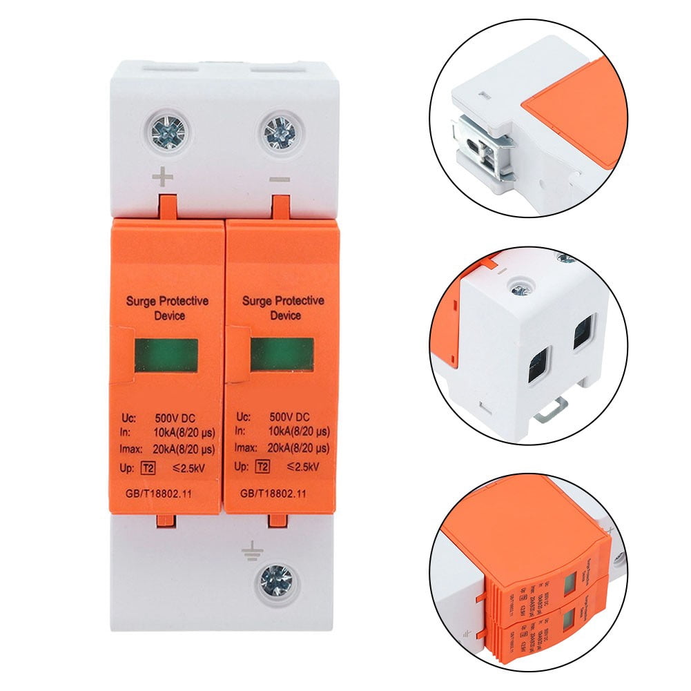 RANMEI 2P 40Ka Dc 500V/1000V For Spd Surge Protection Device Arrester Low Voltage Pv