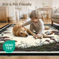 thumbnail image 4 of ODIKA 8'x10' Washable Area Rug Non-Shedding, Easy Care, Halloween Gothic Mushroom Academia Moody Witchy Artifact Funky for King Size Bedroom Under Bed, Master Suite, 4 of 7