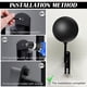 thumbnail image 5 of 2 ganchos para casco de motocicleta, montaje en pared, rotación de 180 grados, soporte para casco de bicicleta de metal, soporte para casco de bicicleta, soporte para colgar con para motocic, 5 of 5