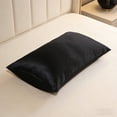 thumbnail image 2 of AYktou Satin Pillowcase, Simulated Silk Pillow Covers, 20×30 Inch Super Soft and Cooling Pillow Cases with Envelope Closure, Bedding Decor Pillow Cushion Cover Gift for Women Men, 2 of 7