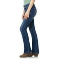 thumbnail image 3 of WallFlower Women's Luscious Curvy Bootcut Mid-Rise Insta Stretch Juniors Jeans (Standard and Plus), 3 of 5