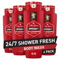thumbnail image 1 of Old Spice Swagger - Aroma para hombre, Swagger Body Wash, paquete de 4, 453 gramos (16 onzas), 1 of 9