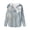 Blue Tropical, variant on Long Sleeve Pullover Tops for Women, Hooded Sweatshirt Lightweight Long Sleeve Shirts imitation Waffle for Winter Fall Sunflower Floral Print