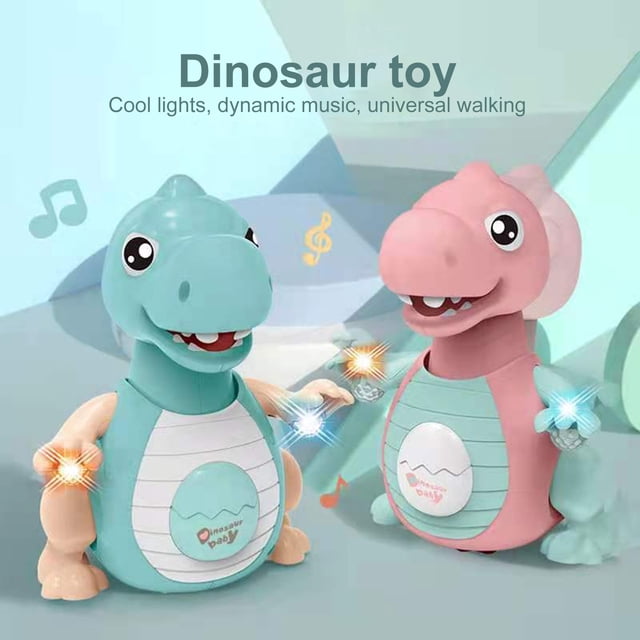Gwong Juguete Dinosaurio juguete 360 grados Dirección recreativa escocesa simulada dinosaurio de juguete de dinosaurio con luz intermitente para niños regalo Gwong 30013847