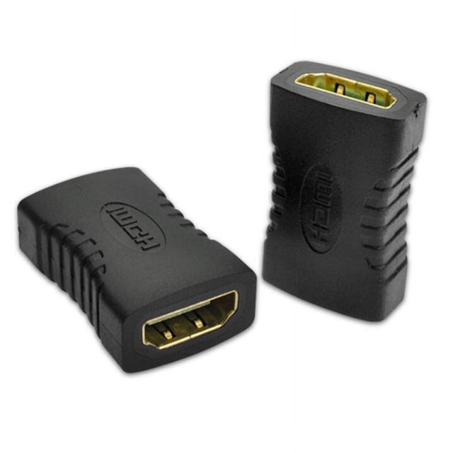 Adaptador HDMI hembra a hembra Cabezal de extensión HDMI Cabezal de conversión paso a paso Cabezal de conexión HDMI