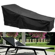 Heavy Duty Waterproof Sun Lounger Sunbed Garden Furniture Cover Patio Rattan--(Dawht)